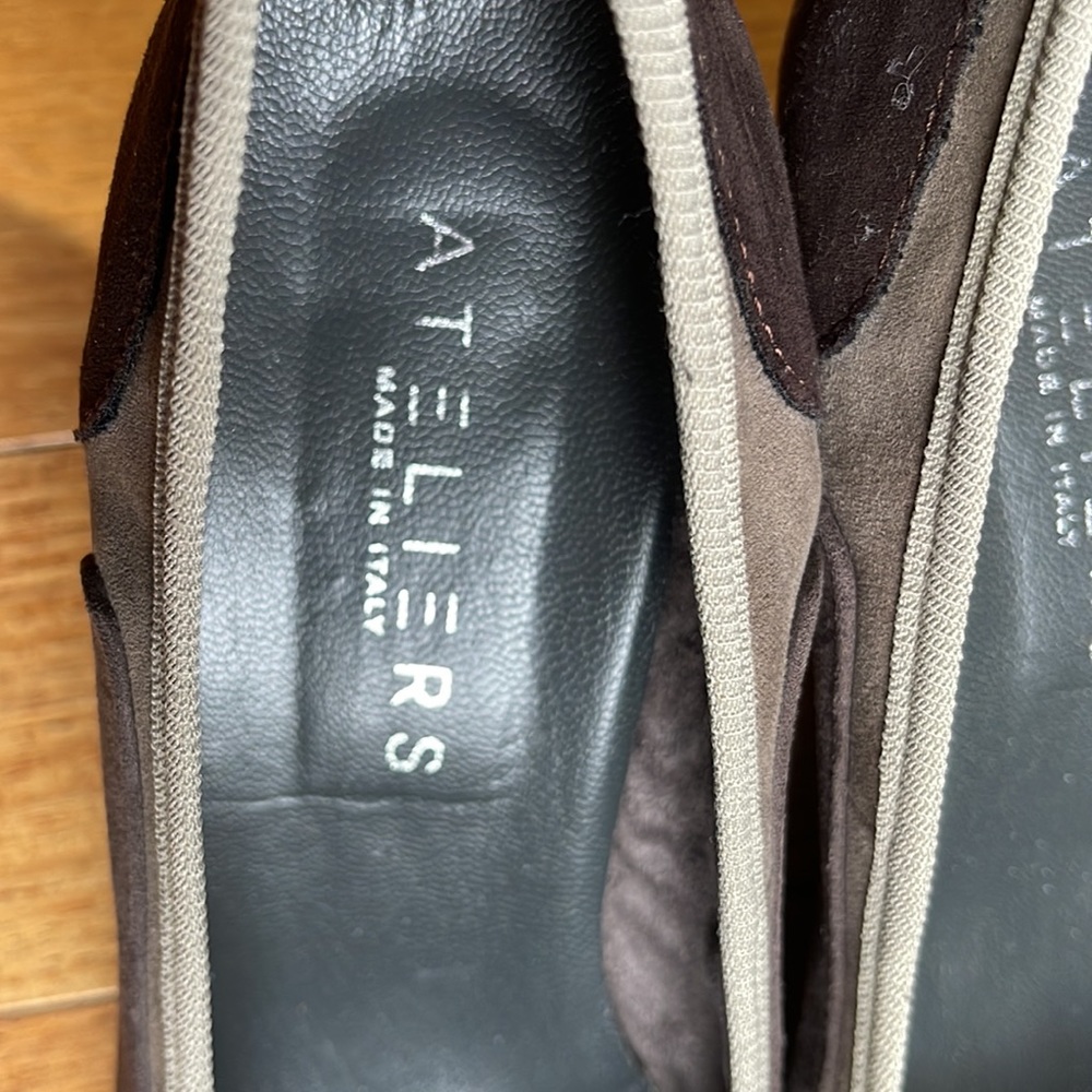 Ateliers high heel suede shoe. Size 36.in like new condition - Picture 3 of 7